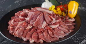 【マトン通販】マトンレッグ炒めもの用スライス 1,000g