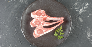 【ラム通販】骨付きラムチョップ 約92g×3本　約276g